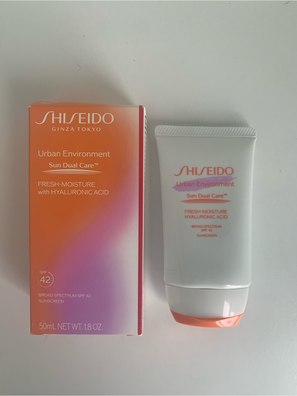 shisedo urban environment sun dual care spf 42 moisture